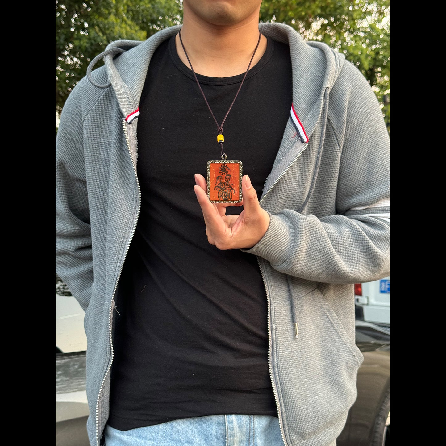 Taoist Culture Amulet Necklace - Love Stability