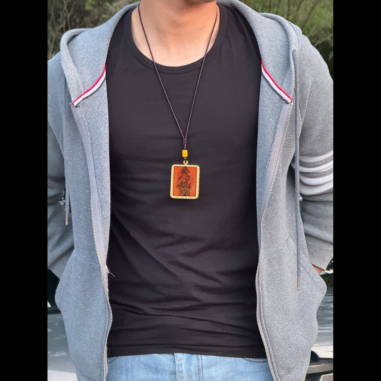 Taoist Culture Amulet Necklace - Love Stability