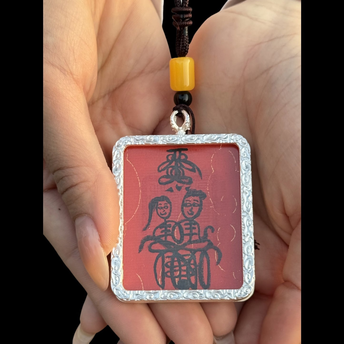 Taoist Culture Amulet Necklace - Love Stability